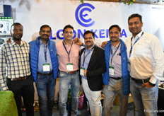 It was busy in the booth of Elgon Kenya. From left to right: Patrick Ngugi (BASF), Vaibhav Deshmukh (Elgon), Kadlag Paraij (Hanna Roses), Santosh Gadhe (Elgon) and Kiran Nangare (Van Kleef Kenya).